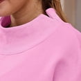 thumbnail image 4 of AUNVITO Women's High Neck Sweatshirt Long Sleeve Casual Fit Casual Winter Style Pullover Top, 4 of 8