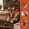 thumbnail image 6 of Fabric Poke Wreath DIY Kit, Christmas Wreath DIY Kit for Adults, Door Hanging Holiday Craft Decor with Bow, 6 of 6