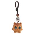 thumbnail image 1 of Hand-Carved Wooden Owl Keychain Unique Wood Carving Key Ring Adorable Owl Pendant for Car Keys Handbag Decoration Small Keyring Hanging Keychain Decor, 1 of 4