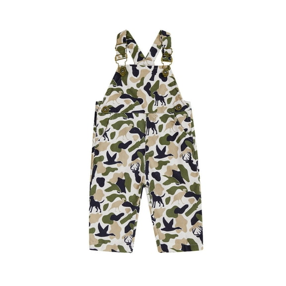 BemeyourBBs Baby Boy Overalls Romper Camouflage Print Sleeveless Jumpsuit