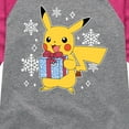 thumbnail image 3 of Pokémon - Pika Presents - Youth Girls Raglan Graphic T-Shirt, 3 of 5