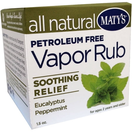 Matys All Natural Vapor Rub, 1.5 OZ (Pack of 6)