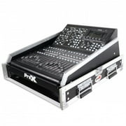 ProX T-2MRSS13ULT 13U Top Mixer/DJ 2U Rack Combo Flight Case W/Laptop Shelf