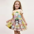 thumbnail image 3 of Sanrio Hello Kitty et Amis Été 2024 pour Enfants de 3 à 14 Ans Fille Robe Respirante Imitation Coton Manches Courtes FGS, 3 of 7