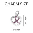 thumbnail image 2 of Pink Crystal Ribbon Retractable Charm Bracelets, 2 of 2