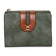 thumbnail image 1 of Carteras para mujer, billetera pequeña RFID plegable para mujer con bolsillo para monedas con cremallera, minimonedero suave, compacto y delgado, 1 of 6