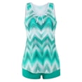 thumbnail image 4 of Haivin Women's Printed Tankini Swimsuit Set, Strappy Halter Neck with Wide Band, Quick-Dry Two Piece Bathing Suit for Beach and Pool Party, 4 of 5