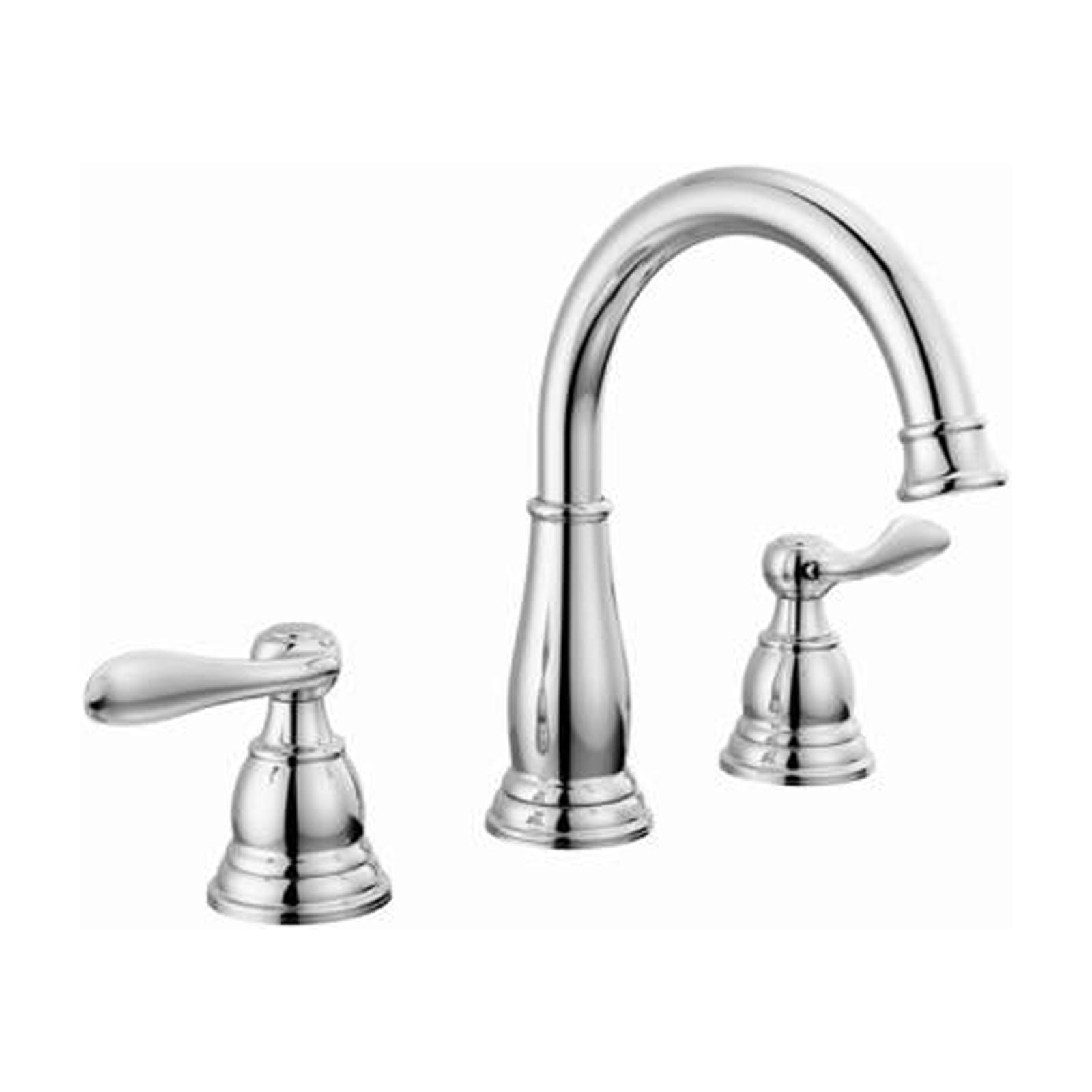 ルヴィ 2点セット Delta Windemere 2-Handle Widespread Bathroom Faucet, Brushed