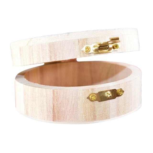 KLKCMS Mini Boîte de Rangement pour Bijoux Bracelet Collier Coffret Rond pour Filles