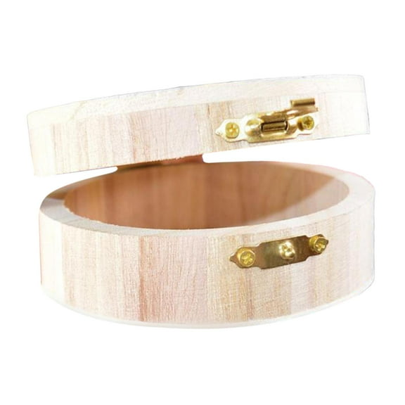 Portable Jewelry Box Organizer Ea Holder Showcase Round Small for Women