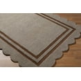thumbnail image 3 of Hauteloom Chogan Wool Living Room, Bedroom Area Rug - Contemporary - Charcoal, Chestnut, Slate Blue - 6' x 9', 3 of 7