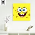 thumbnail image 1 of Cuadro Decorativo Bob Esponja Cara Canvas Listo Para Colgar 40x60cm Jungle Art Impresion Tela Arte, 1 of 6