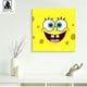 thumbnail image 1 of Cuadro Decorativo Bob Esponja Cara Canvas Listo Para Colgar 50x75cm Jungle Art Impresion Tela Arte, 1 of 6