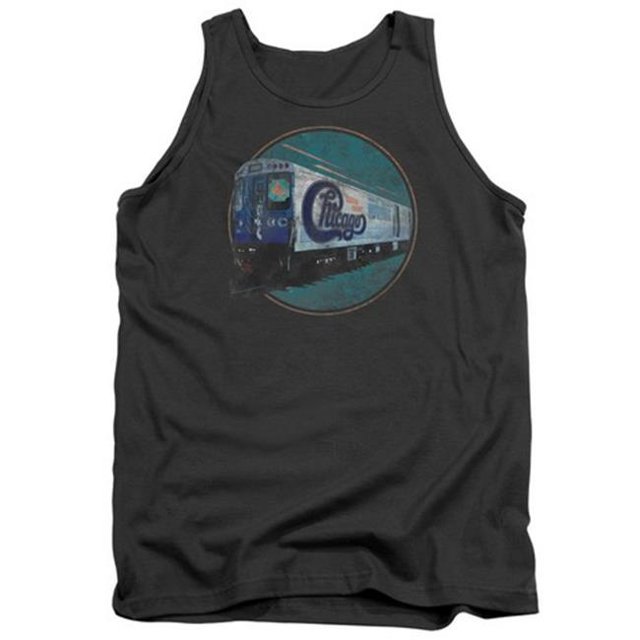 Chicago-The Rail - Adult Tank Top - Charcoal, Extra Large