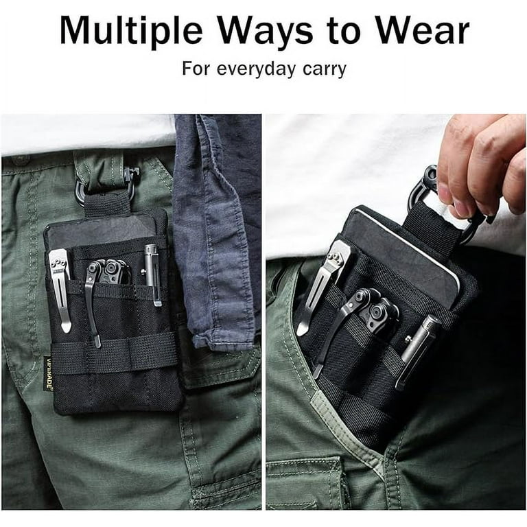 VIPERADE VE25 EDC Pouch, EDC Pocket Organizer with DIY