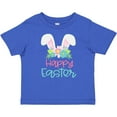 thumbnail image 3 of Inktastic Happy Easter with Bunny Ears and Flowers Boys or Girls Baby T-Shirt, 3 of 5