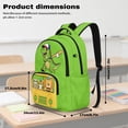 thumbnail image 7 of Yspwyqan Backpack Set for Kids Boys, Baseball Dinosaur 4Pcs Backpack Set with Lunch Box Pencil Case, Animal Bus Lightweight Adjustable Straps Daypack for School Travel, 7 of 7