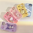 thumbnail image 2 of Kawaii Cartoon Sanrio Hello Kitty My Melody Apple 13 Promax Phone Case Iphone 15/11 Silicone 14/12, 2 of 13