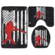 thumbnail image 1 of ABPHQTO Modas del orgullo de la bandera de los deportes del béisbol americano Juego de alfombras de baño de 3 piezas Alfombra de baño Alfombra de contorno y tapa de inodoro ABPHQTO Cont-CHAPPLE-13525, 1 of 2
