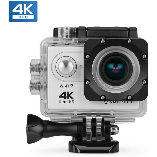 Amcrest GO 4K Action Camera 60fps, Elite 16MP@60fps Underwater Waterproof