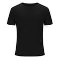 thumbnail image 6 of guisaled T Shirts for Men Short Sleeve Crew Neck Workout Tops Classic Solid Color Basic Essentials Quick Dry Regular Fit Golf Shirts Valentine'S Day s, 6 of 9