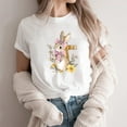 thumbnail image 2 of Tnhcen T-Shirts pour Femmes d'Été, Nouveauté, Pâques, Imprimé Mignon, Col Rond, Manches Courtes – T-Shirts Basiques Grande Taille, P-3TG, Hauts en Polyester Respirant, 2 of 4