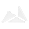 thumbnail image 1 of Uxcell 50Pack Corner Protectors 5x50mm Plastic Triangle Corner Guards Cushion, White, 1 of 6