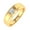 Yellow, variant on 14K Rose Gold Channel Set Diamond Solitaire Wedding Band Ring (0.18 Carat) (Ring Size 10)