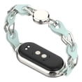 thumbnail image 4 of Correa Para Xiaomi Mi Band 8/9, Acero Inoxidable y Cuero, Resistente Al Agua, Unisex, 4 of 4