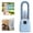 Blue, variant on Bladeless Fan Usb Desk Fan Small Quiet Table Fans with 6 Speeds, Color Changing Night Light And Mist Humidifier for Home Office Bedroom(E)