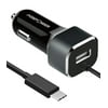 USB Type C Car Charger, FosPower [24W 4.8A] USB-C High Speed Charging for Galaxy Note 8/S8/S8 Plus, Nintendo Switch, LG G6, Google Pixel 2 / Pixel 2 XL / Pixel XL, Blackberry KEYone