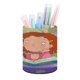 thumbnail image 1 of Contado por Ginger-theme Cylinder Pen Holder Pencil Organizer with Flannel Lining PVC Leather Material Cardboard Base for study work 10*8CM, 1 of 6
