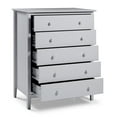 thumbnail image 6 of Alaterre Simplicity 5-Drawer Chest, Dove Gray, 6 of 7
