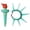 Red, variant on Statue of Liberty Torch Headband & Staff Set – Patriotic 4th of July Costume Accessory, Green Felt Flame Turban + Gold Cardboard Torch Prop for Parade, School Pageant, Cosplay