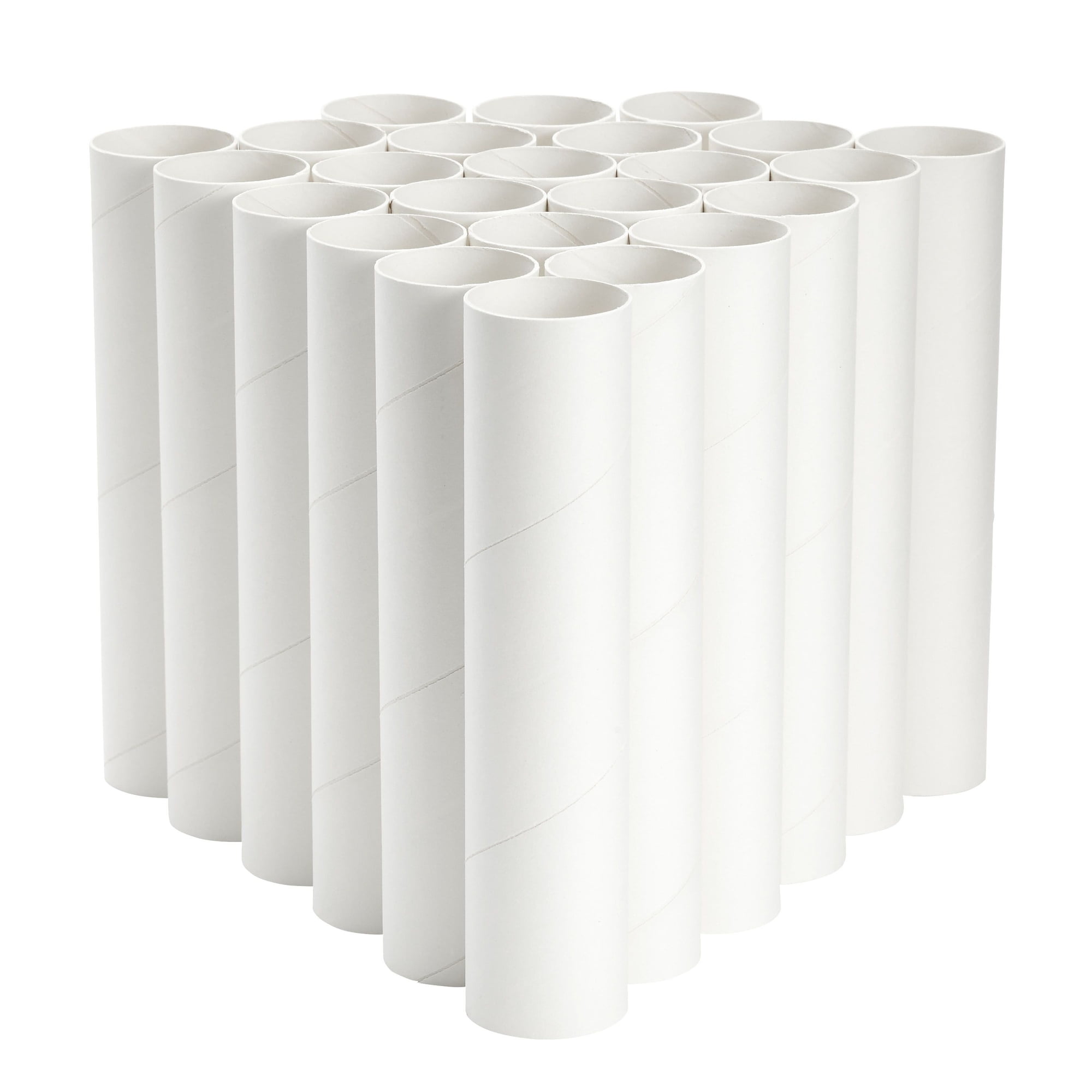 White cardboard various sizes kraft craft paper tube textile roll core  packaging