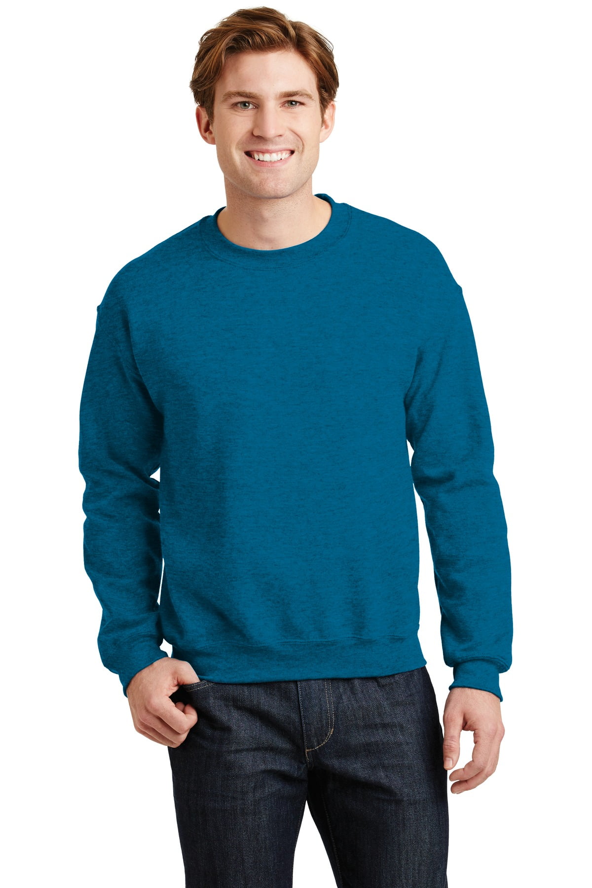 Gildan - Gildan Men s Long Sleeve Crewneck Sweatshirt 18000 - Walmart ...
