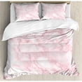 thumbnail image 3 of Ambesonne Marble Soft Granite Texture Old Fashion Space Stone Abstract Macro Scratches Girls Duvet Cover Set, 3 of 3