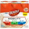 Boost Mobility Ready to Drink Daily Nutritional Drink, Very Vanilla, 24 Count (4 - 6 Packs)