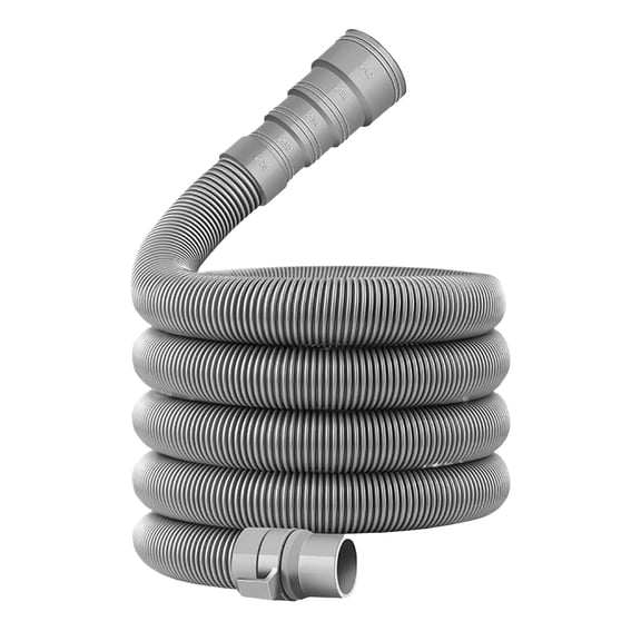 CZSCPDAW 10-Meter Collapsible RV Sewer Hose with 28-42mm Adjustable Adapter for Motorhome Camper Waste Water Drainage