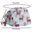 thumbnail image 4 of Gorros quirúrgicos con estampado navideño, gorro de enfermera ajustable, pasamontañas absorbente del sudor, gorro de Baotou neutro, gorro de médico de moda para Navidad, 4 of 4