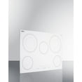thumbnail image 4 of 30" Wide 208-240V 5-Burner Radiant Cooktop, White, 4 of 9