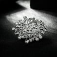 thumbnail image 6 of Xinyolin Snowflake Faux Pearl Rhinestone Decor Brooch Pin Women's Fashion Gift, 6 of 7
