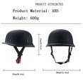 thumbnail image 3 of Casco de moto GFUERUFQ German Pilot Vintage DOT (M), 3 of 6