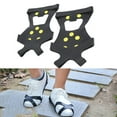 thumbnail image 5 of FitBest One Pair Outdoor 10-stud Anti slip Ice Snow Spike Grips Gripper Camping Shoes Covers (M), 5 of 8