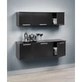 thumbnail image 3 of Black Coal Harbor Wall Mounted Hutch, 3 of 5