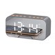 thumbnail image 1 of Reloj despertador Reloj digital LED Manos libres compatible con Bluetooth Alarma con pantalla LED Suministros para el hogar, Gris tholdsy EL001111-02B, 1 of 2