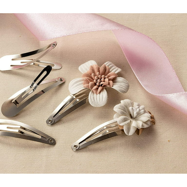 Snap Clips - 100-Pack Hair Clips, No Slip Metal Hair Barrette, Hair Pins,  Accessories for Women, Girls, Toddlers, Kids, Salon, Hair Styling, Art  Craft