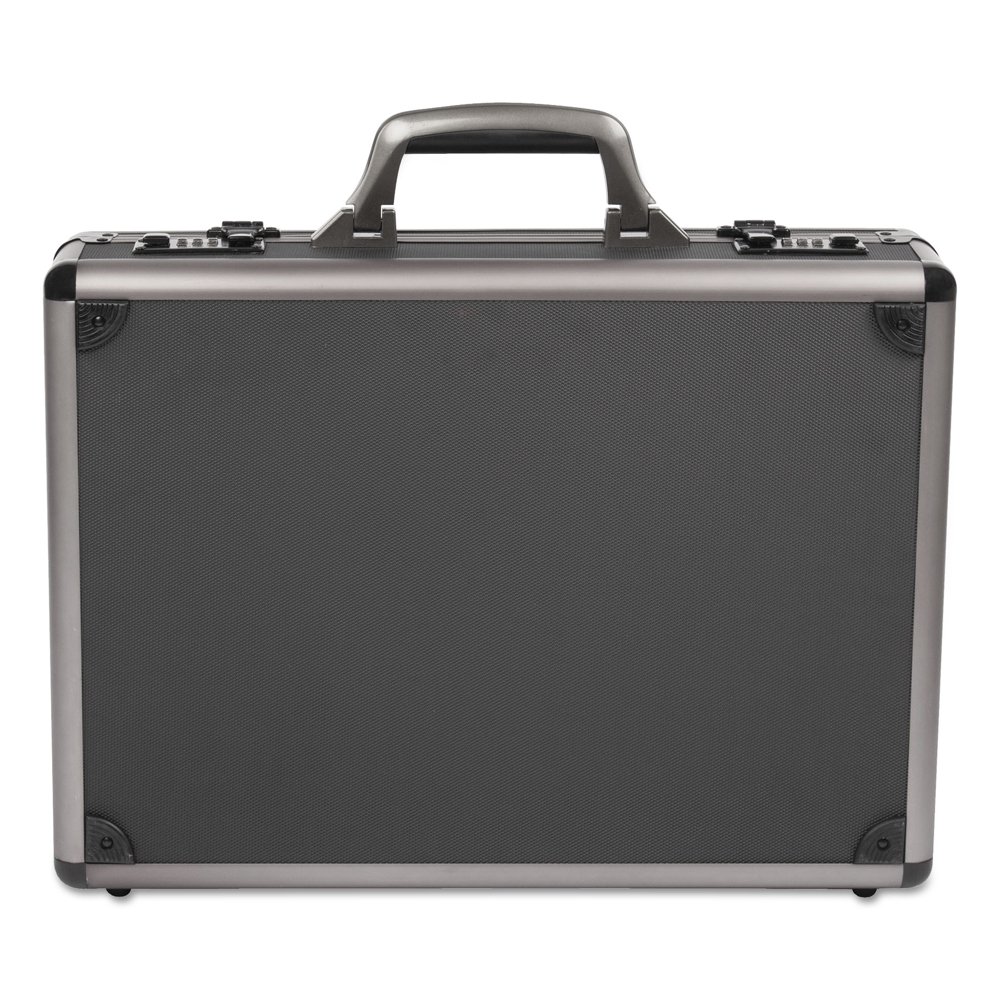 bugatti Itala Aluminum Attache Case, 13" x 5" x 18", Black Walmart