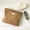 Coffee, variant on Makeup Bag Travel Cosmetic Organizer Pouch for Women, Small Storage Bag with Zipper for Toiletries, Jewelry, Brushes, Essentials, Portable Coffee Brown