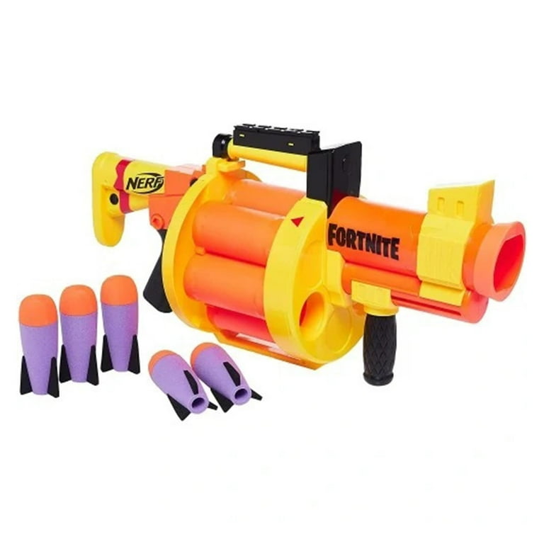 Fortnite Nerf Grenade Launcher Rocket-Firing Blaster - Walmart.com